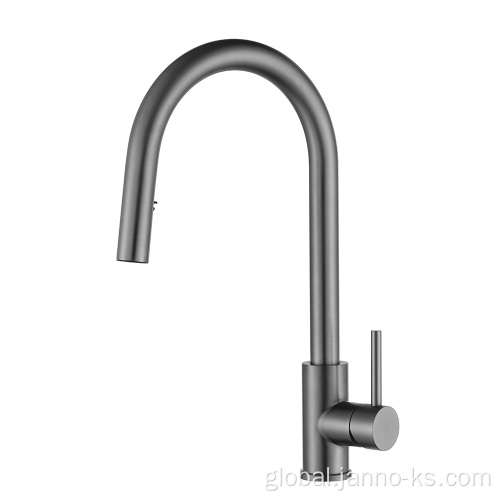China Gun Grey Pull Out Type Faucet Tap Manufactory